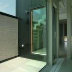 K様邸 キッチンからコートハウス