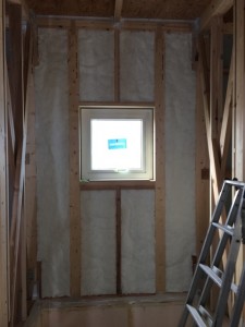 Ｓ邸壁断熱材施工2018